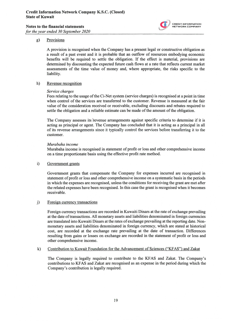 Notes of financial statements-12